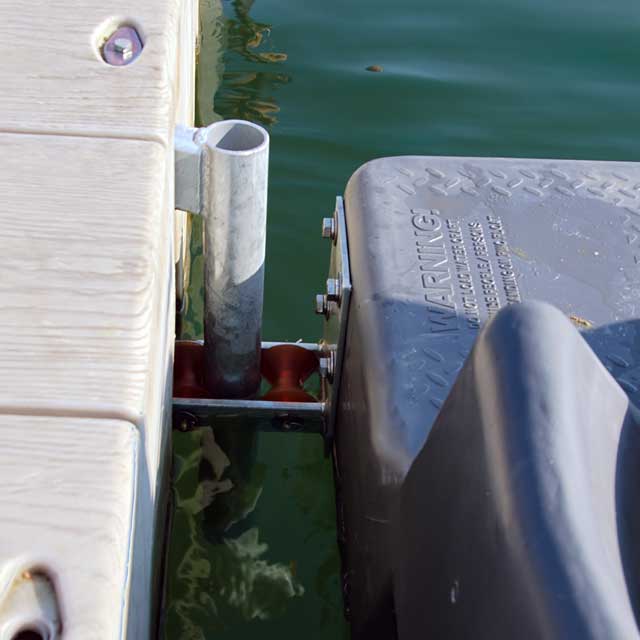 Attach to Connect-A-Dock floating dock 2000 Series